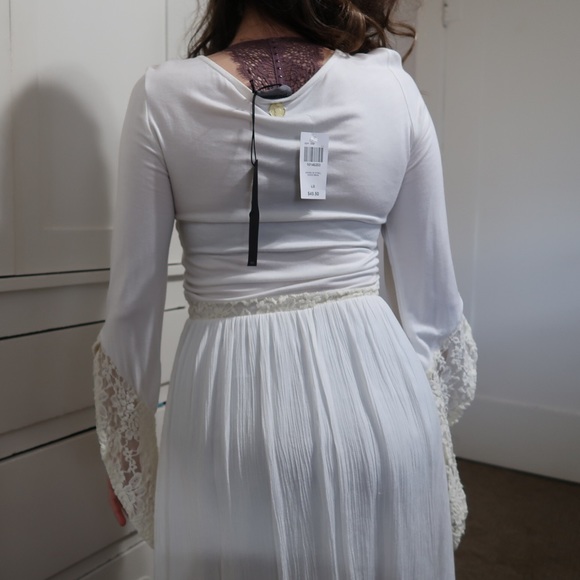 Disney Maleficient Aurora Tie Up Bell Sleeve Dress - Picture 3 of 8